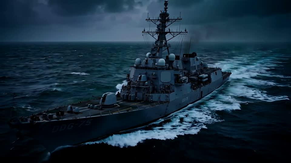 Illustrative Navy surface warship footage