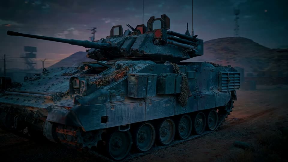 Illustrative Bradley fighting vehicle footage
